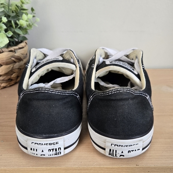 CTAS 10 Black Low Top Canvas Lace Up Sneakers Shoes Converse Unisex - Picture 10 of 12